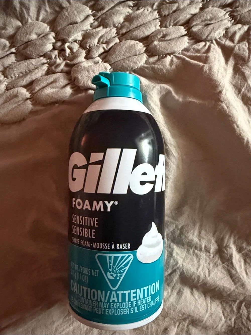 Foamy Sensitive Shave Foam - Teal & Black